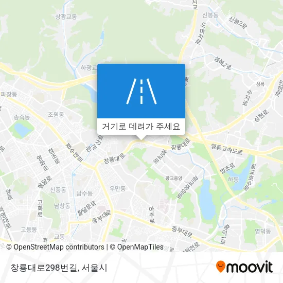 창룡대로298번길 지도
