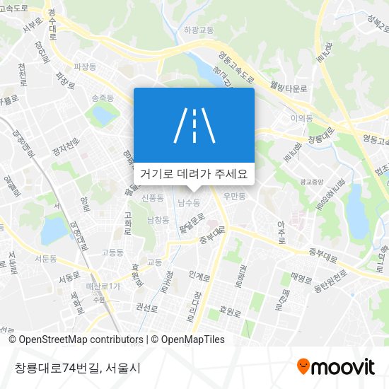 창룡대로74번길 지도