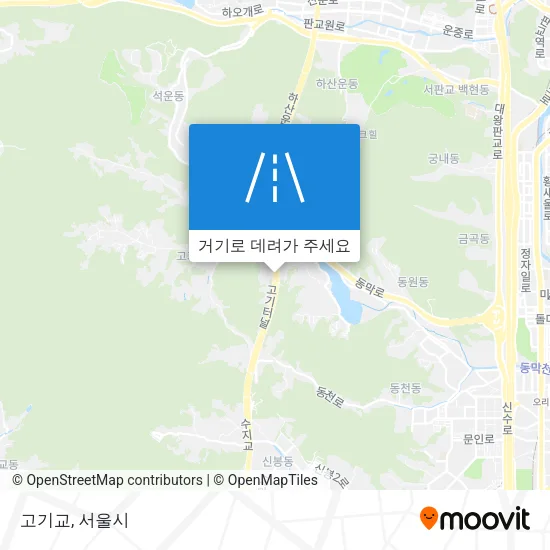고기교 지도