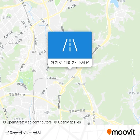 문화공원로 지도