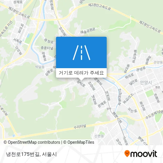 냉천로175번길 지도