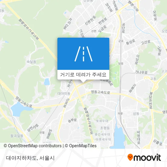 대야지하차도 지도
