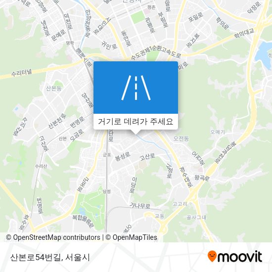 산본로54번길 지도