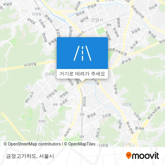 금정고가차도 지도