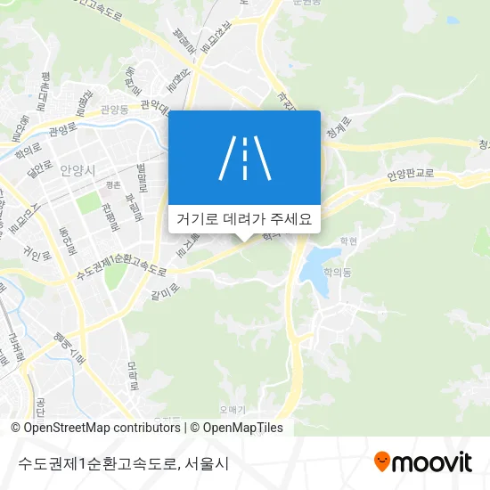 수도권제1순환고속도로 지도