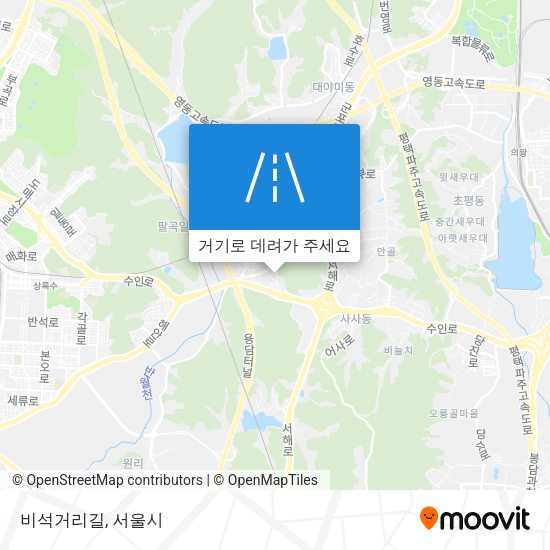 비석거리길 지도