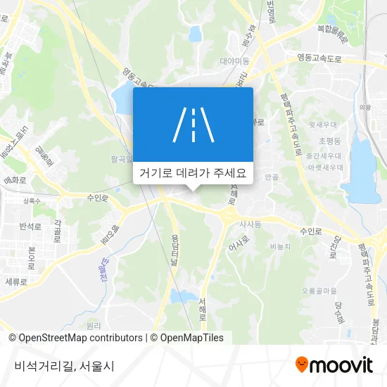 비석거리길 지도