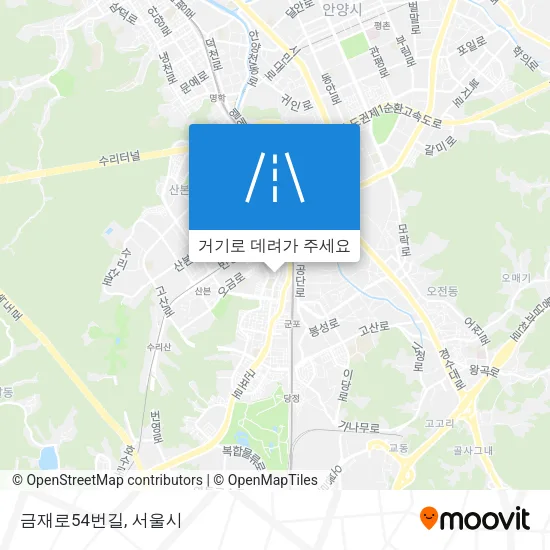 금재로54번길 지도