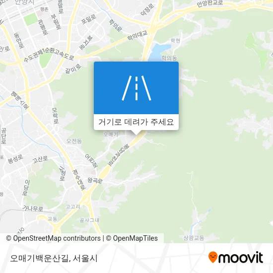 오매기백운산길 지도