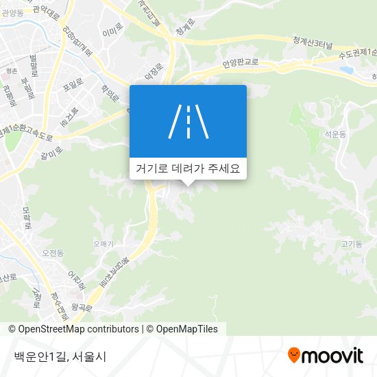 백운안1길 지도
