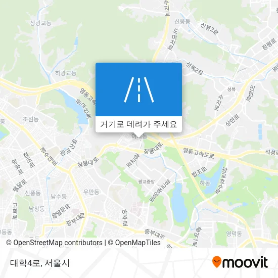 대학4로 지도