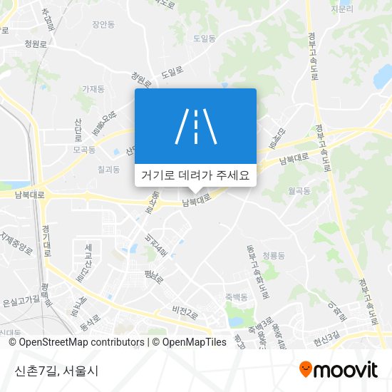 신촌7길 지도