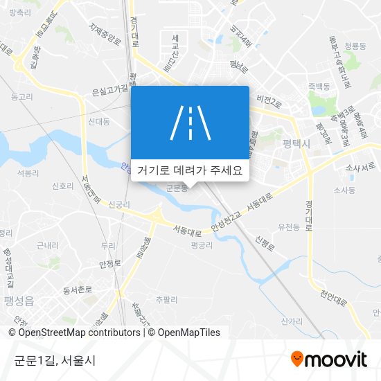 군문1길 지도