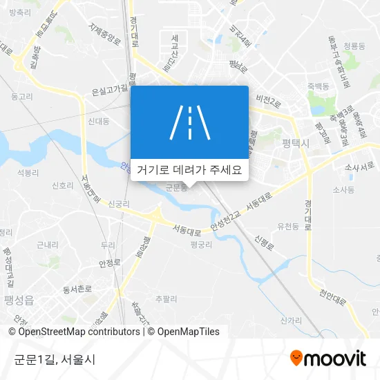 군문1길 지도