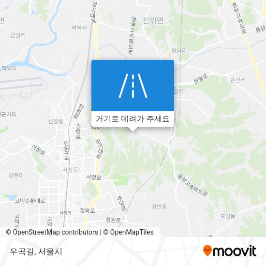 우곡길 지도