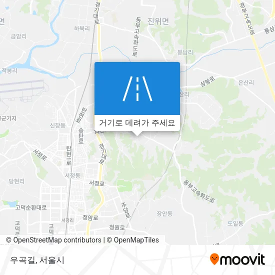 우곡길 지도