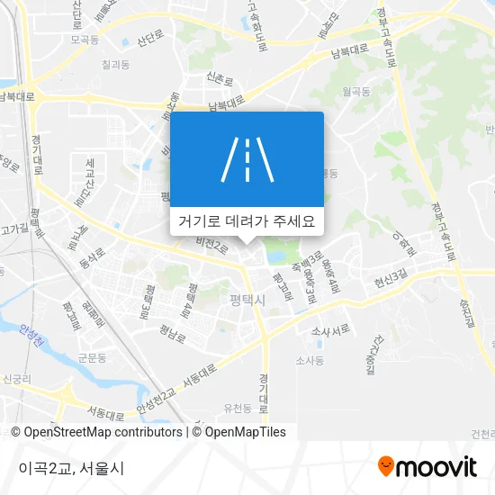 이곡2교 지도