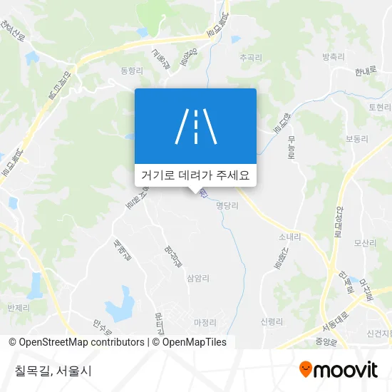 칠목길 지도