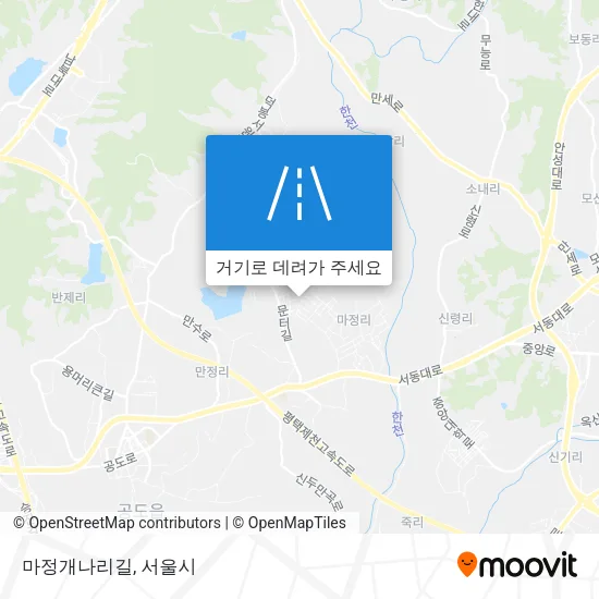 마정개나리길 지도
