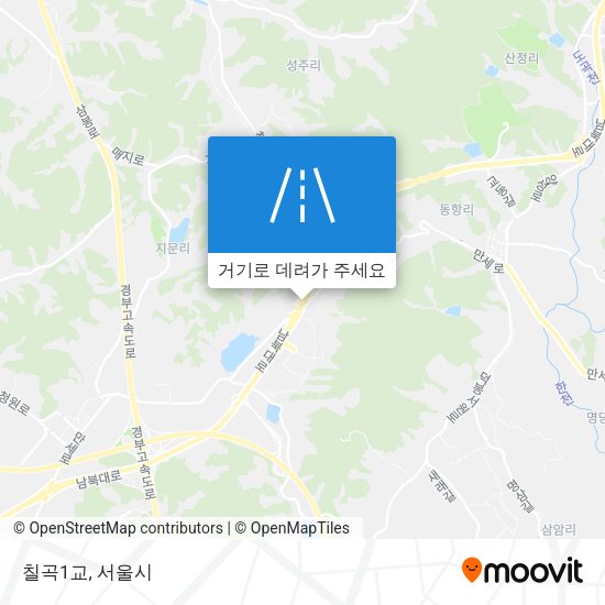 칠곡1교 지도