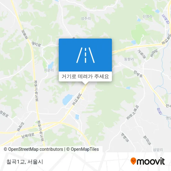 칠곡1교 지도