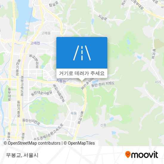무봉교 지도