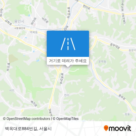 백옥대로884번길 지도