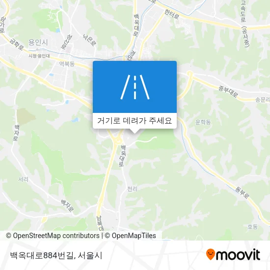 백옥대로884번길 지도