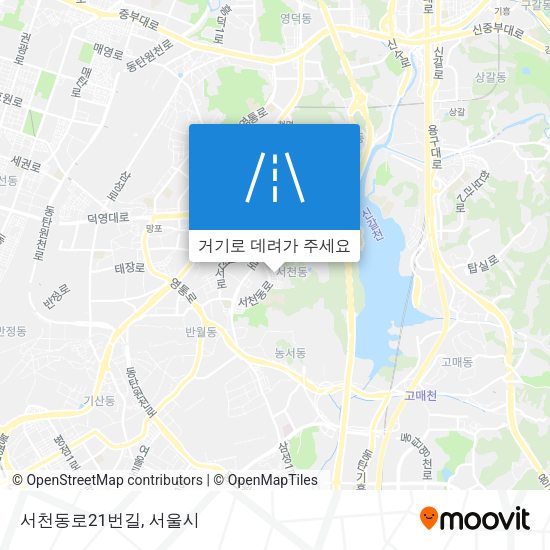 서천동로21번길 지도