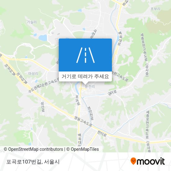 포곡로107번길 지도