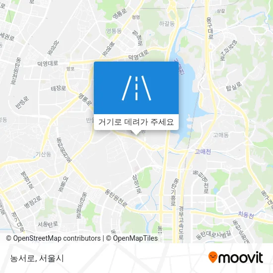 농서로 지도