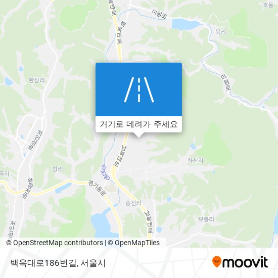 백옥대로186번길 지도