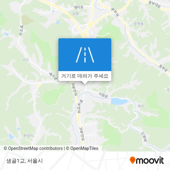샘골1교 지도