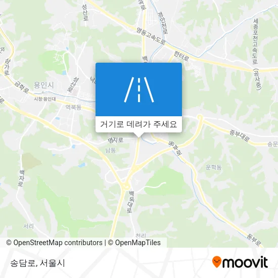 송담로 지도