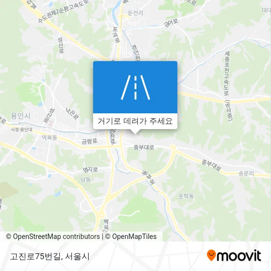 고진로75번길 지도