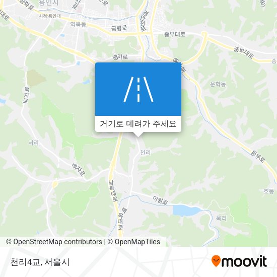 천리4교 지도