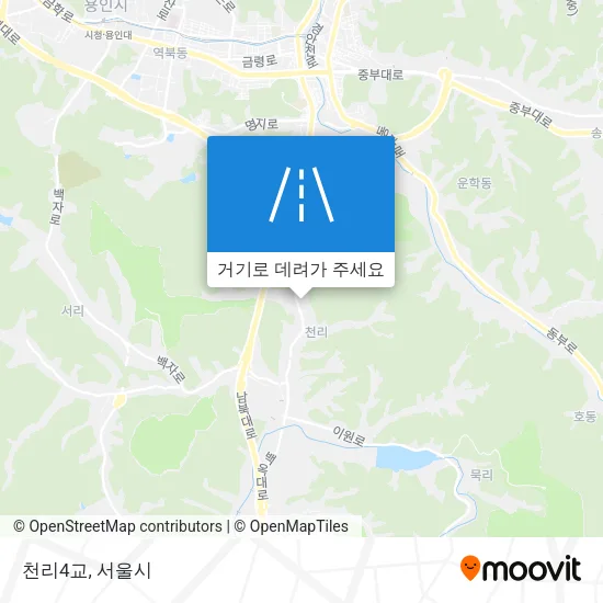 천리4교 지도