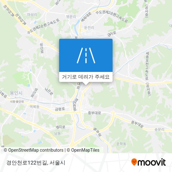 경안천로122번길 지도