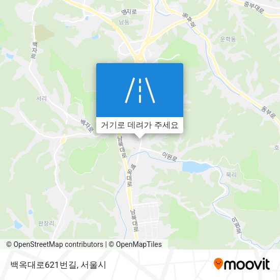 백옥대로621번길 지도