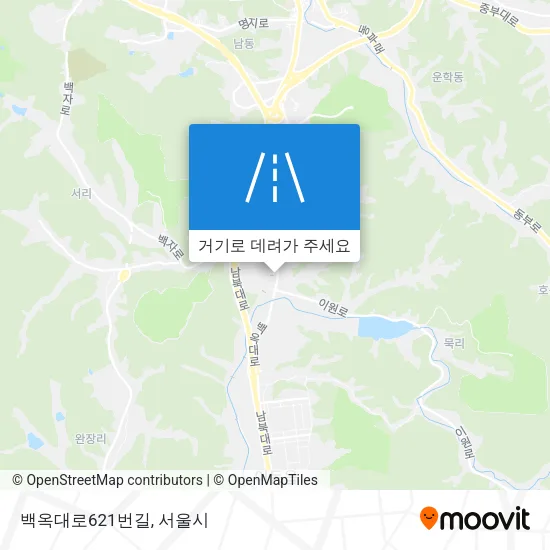 백옥대로621번길 지도