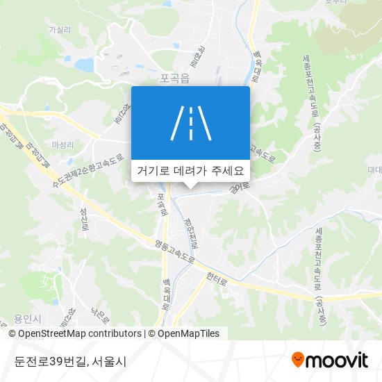 둔전로39번길 지도