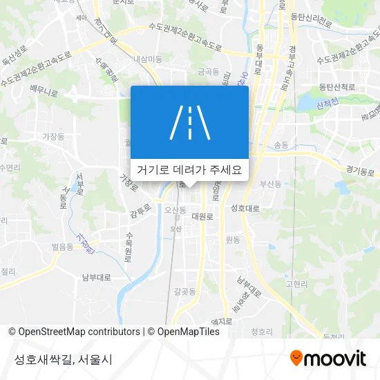 성호새싹길 지도