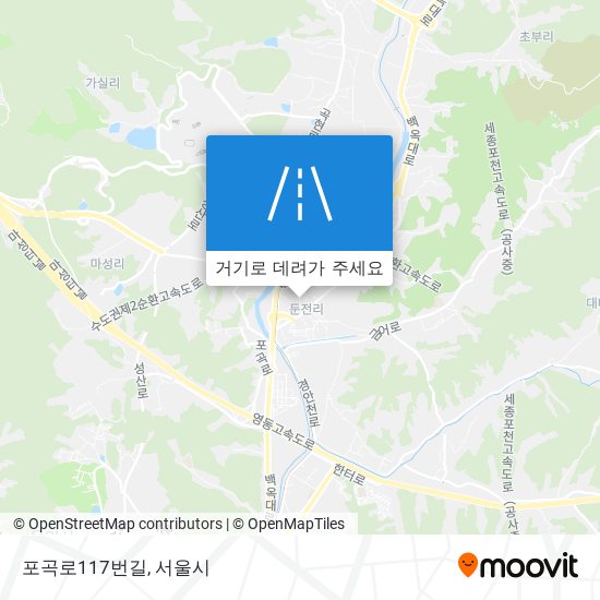 포곡로117번길 지도