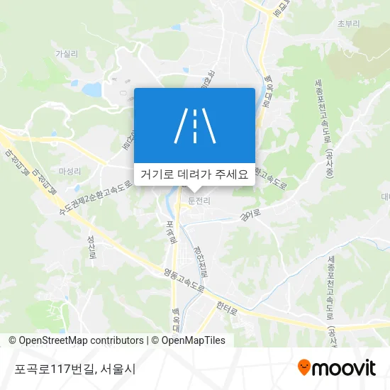 포곡로117번길 지도