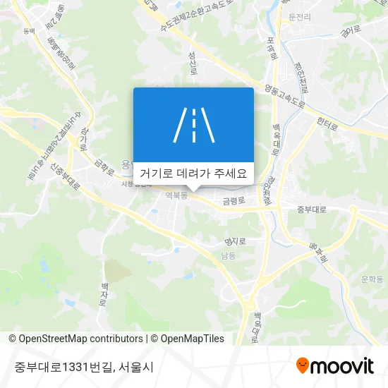 중부대로1331번길 지도