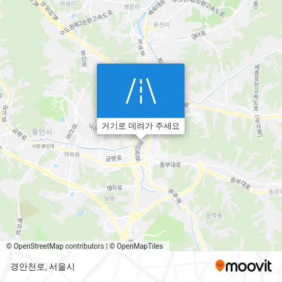경안천로 지도