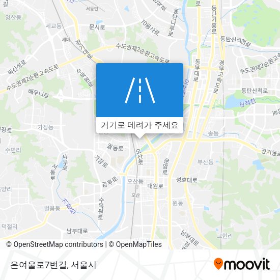 은여울로7번길 지도