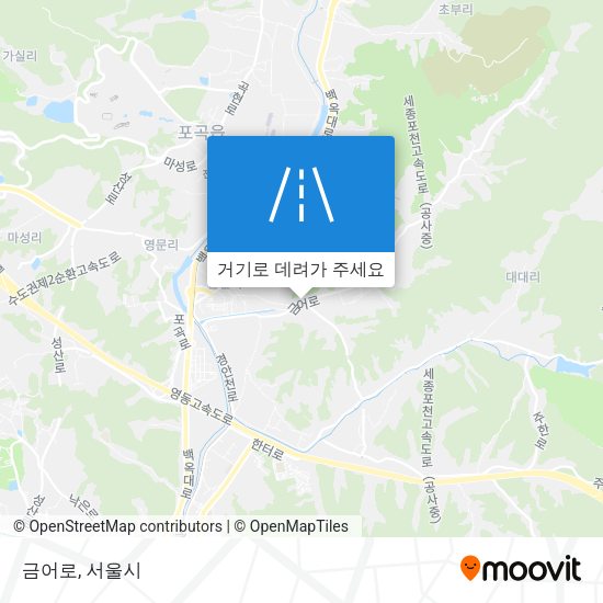 금어로 지도