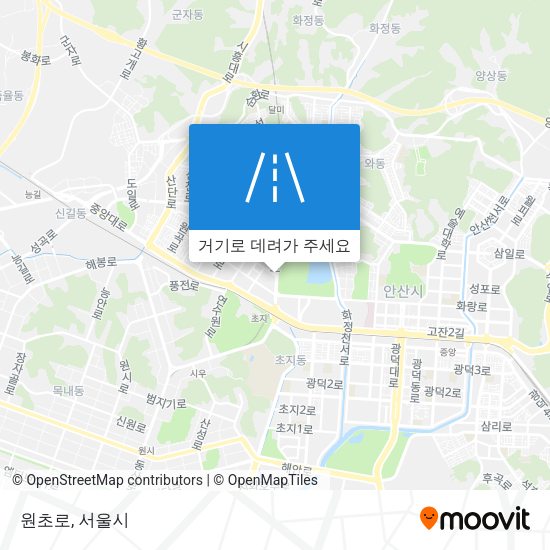 원초로 지도