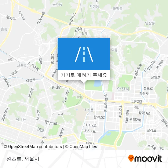 원초로 지도
